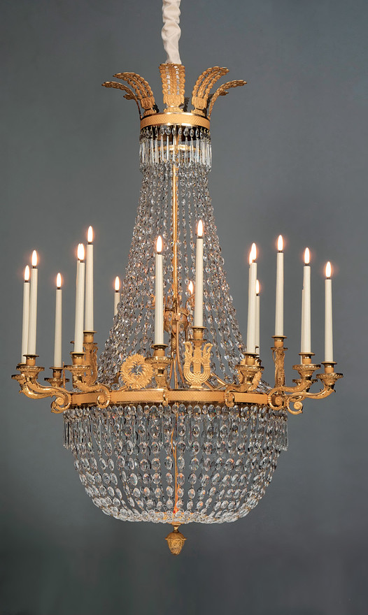 “Corbeille” Chandelier with 18 lights