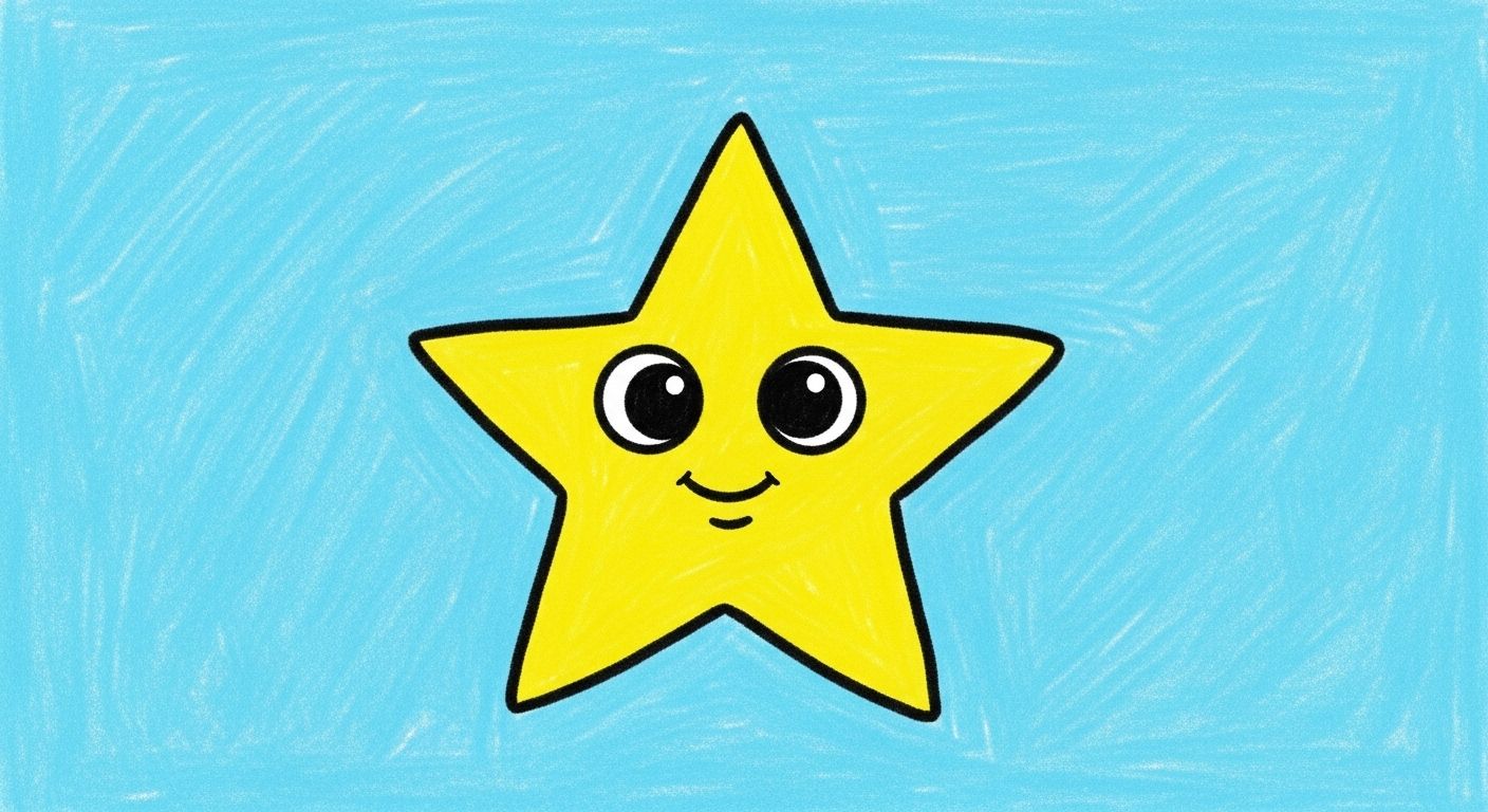 étoile dessin facile