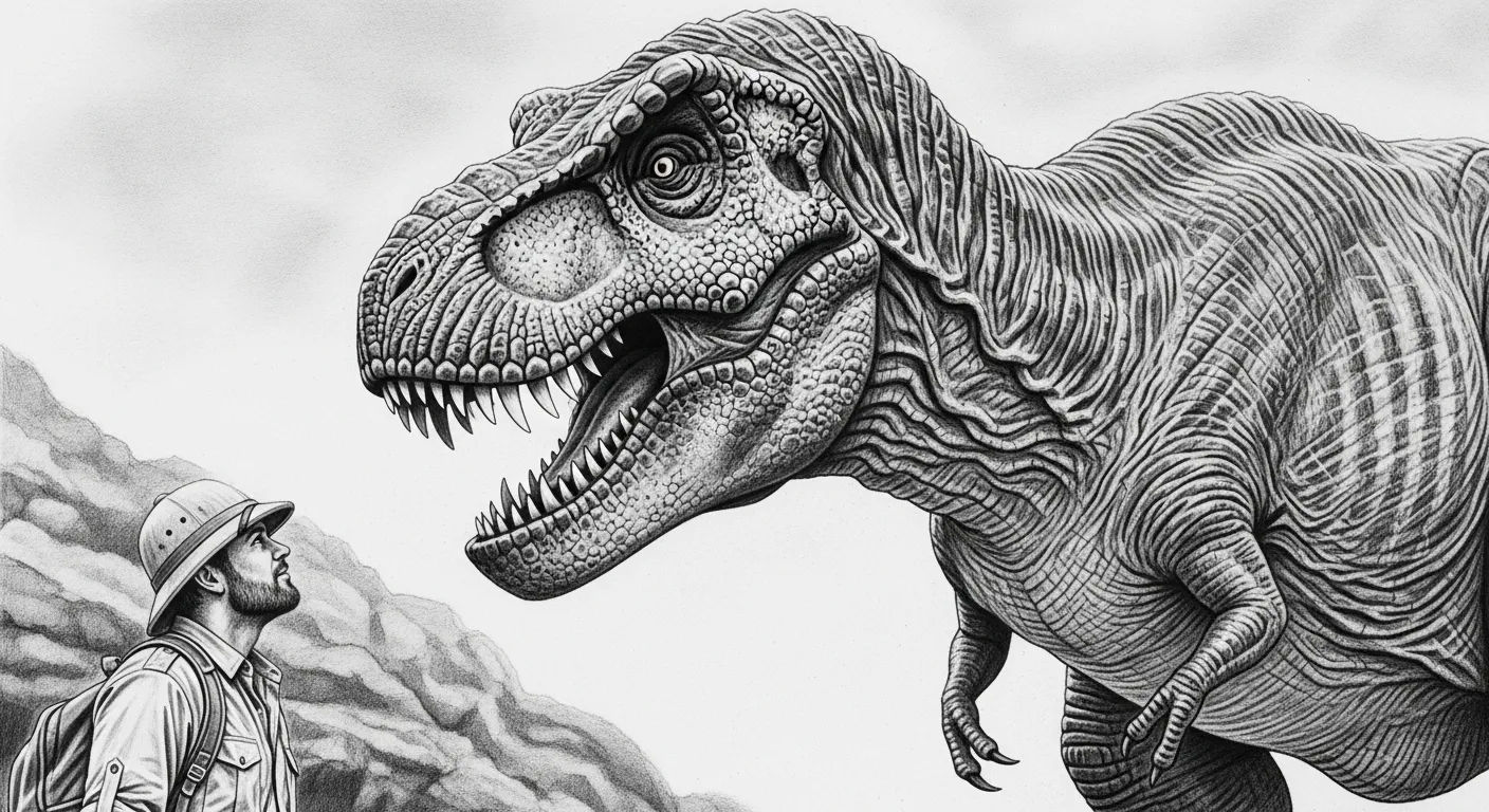 Dessin T-Rex réaliste