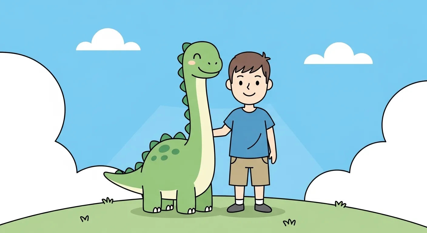 Dessin dinosaure facile