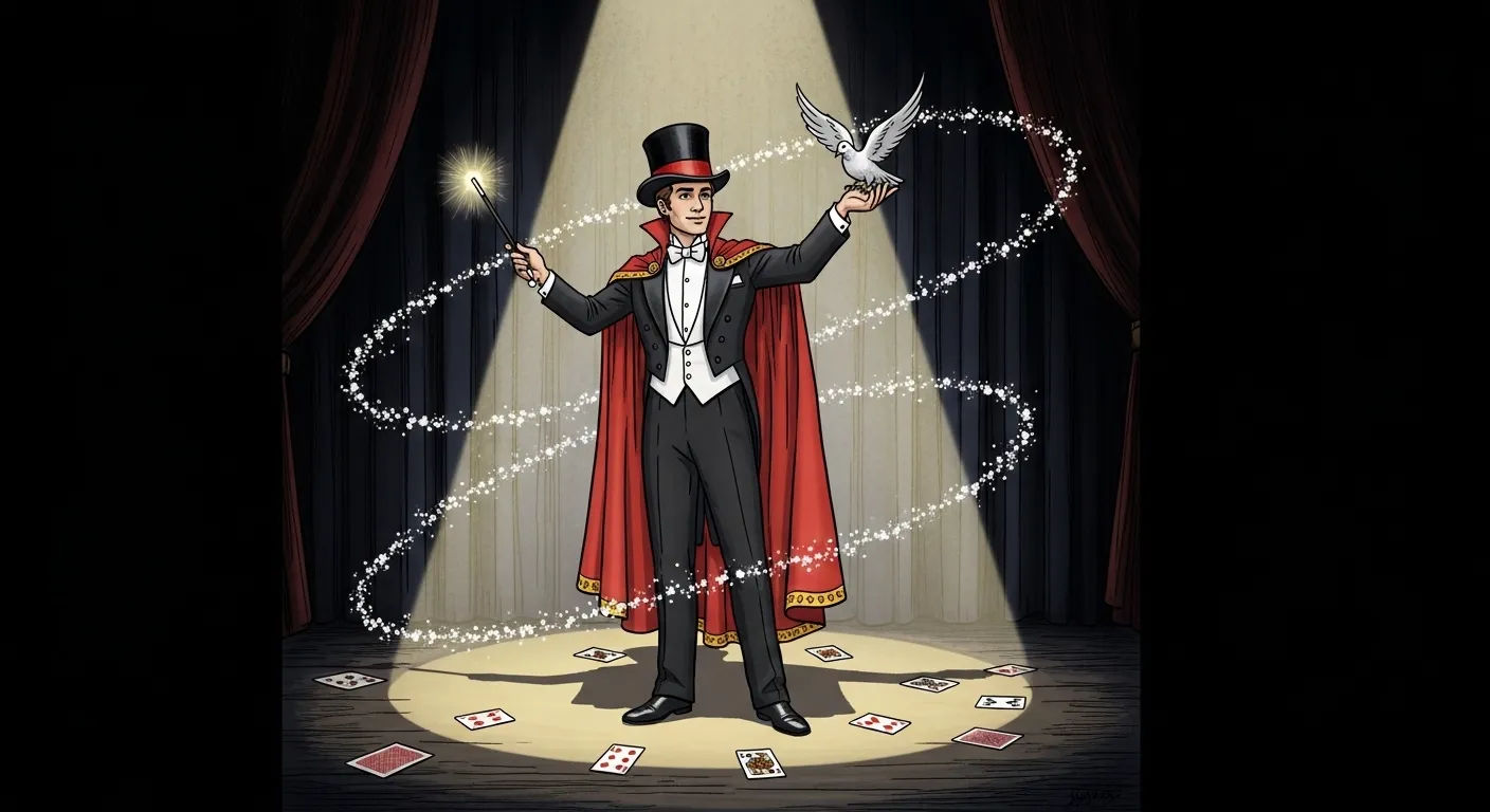 Dessin magicienne simple