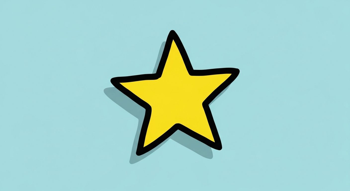 dessin étoile facile