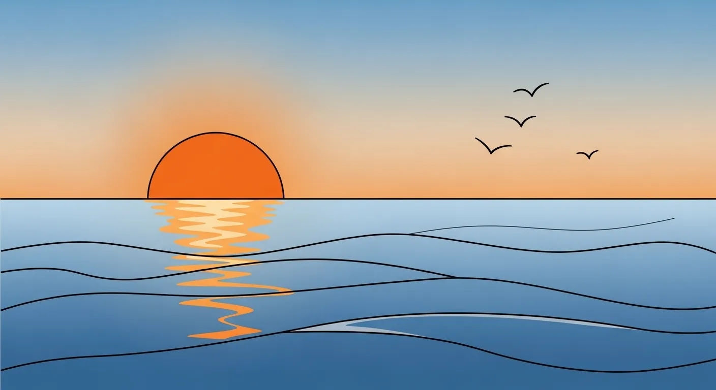 Dessin De La Mer Facile En 4 Étapes