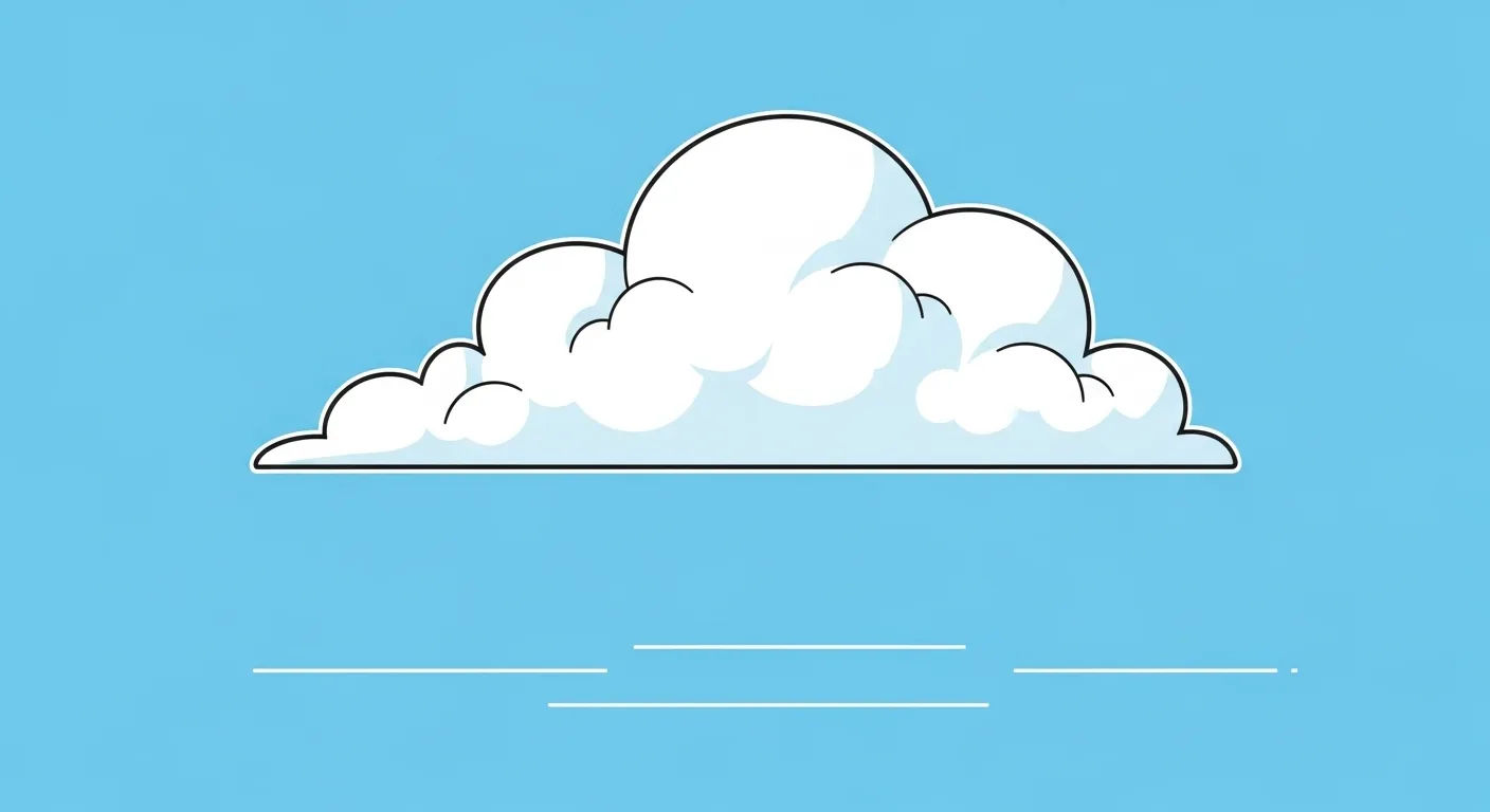 dessin de nuage facile