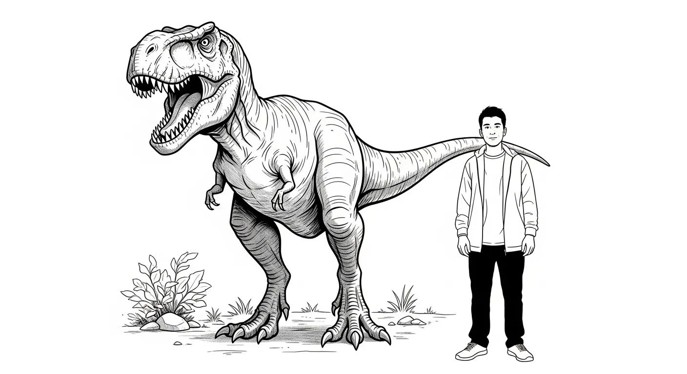 dessin dinosaure t rex facile
