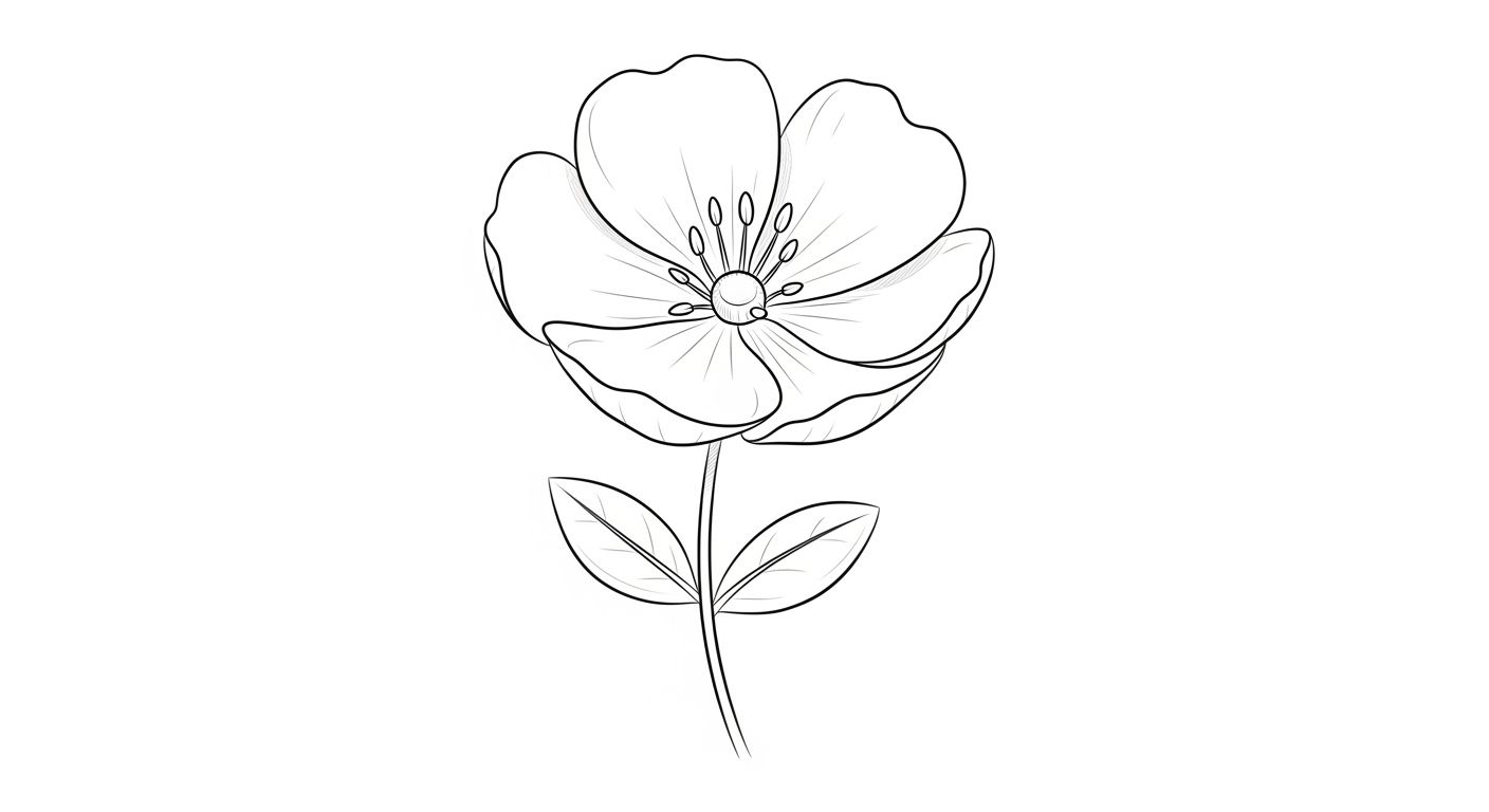 Dessin Facil Fleur Pour Les Nuls