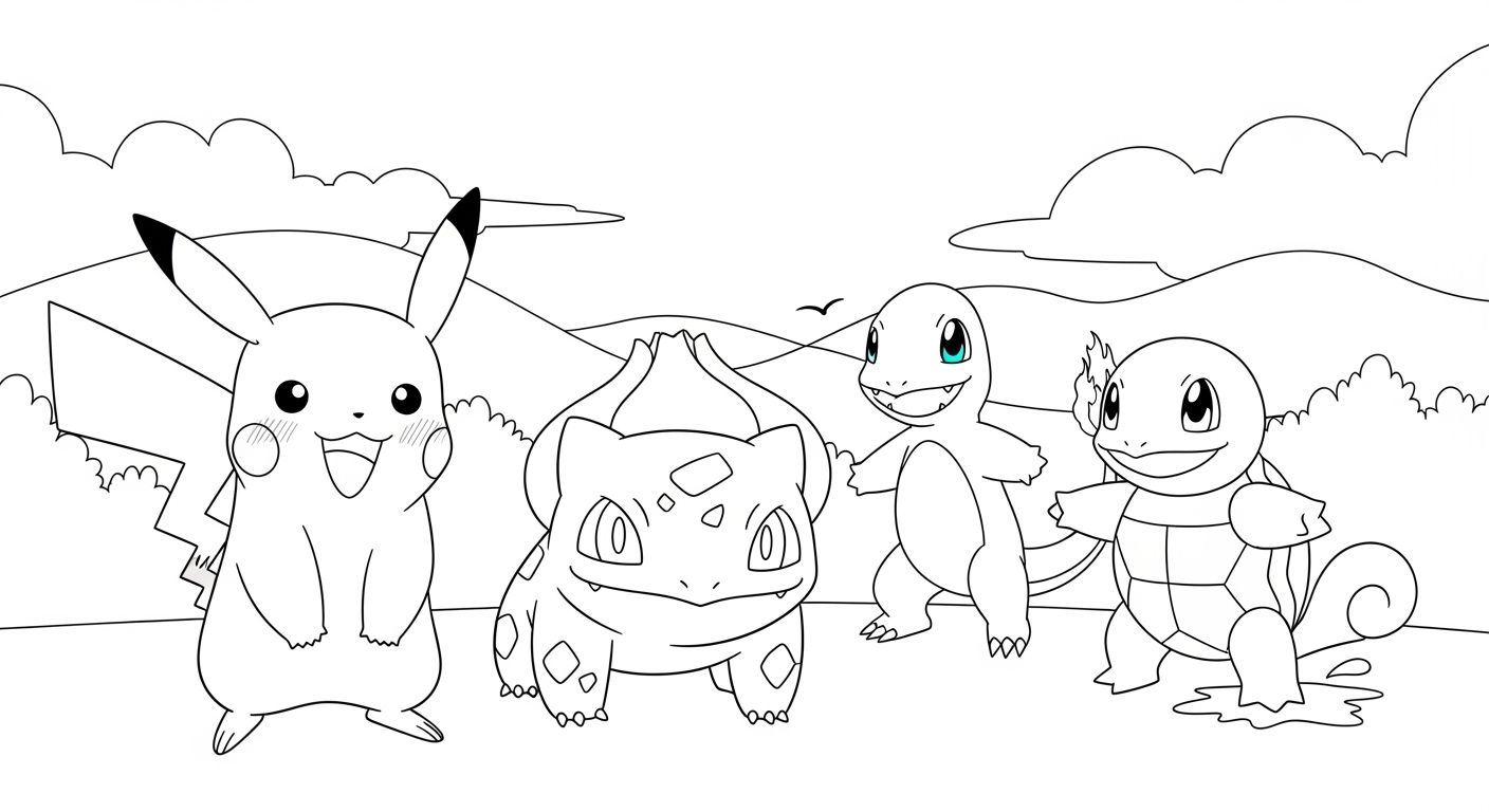 Dessin Facil Pokemon Pour Enfants