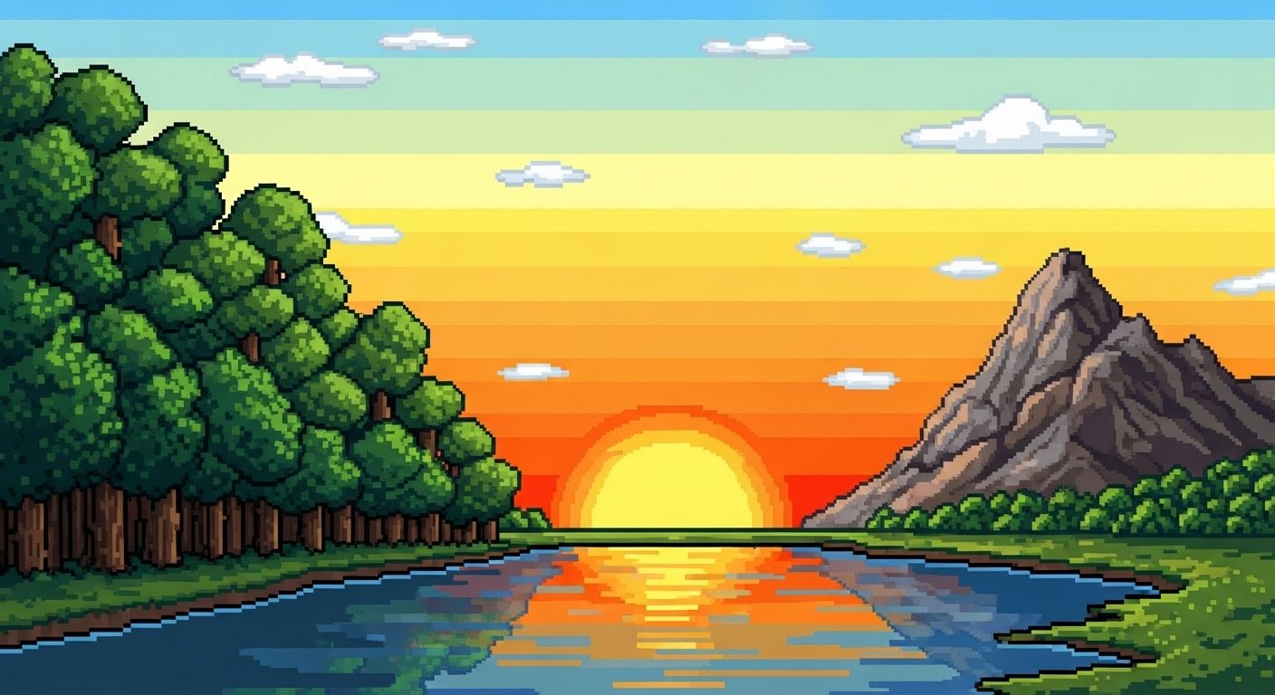 dessin pixel art facile