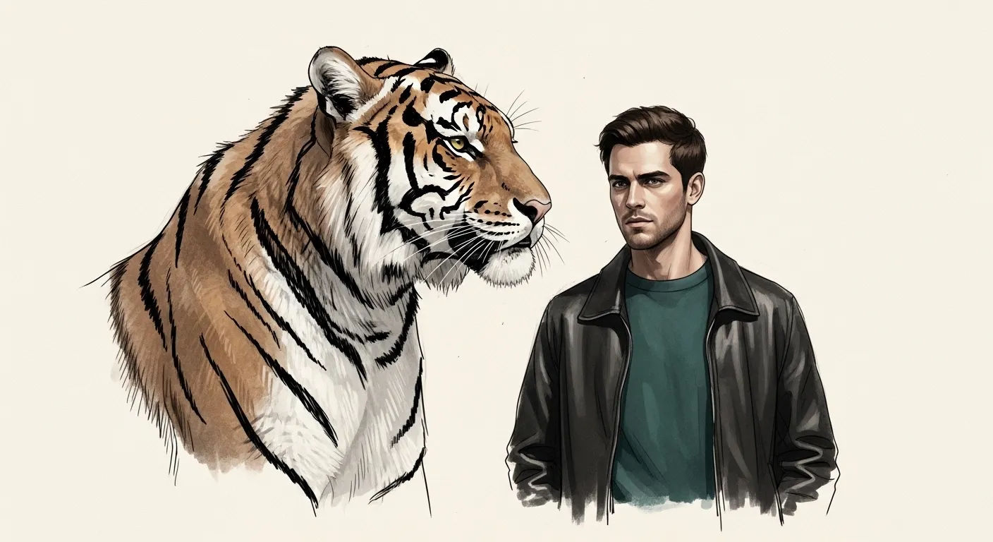 dessin tigre réaliste