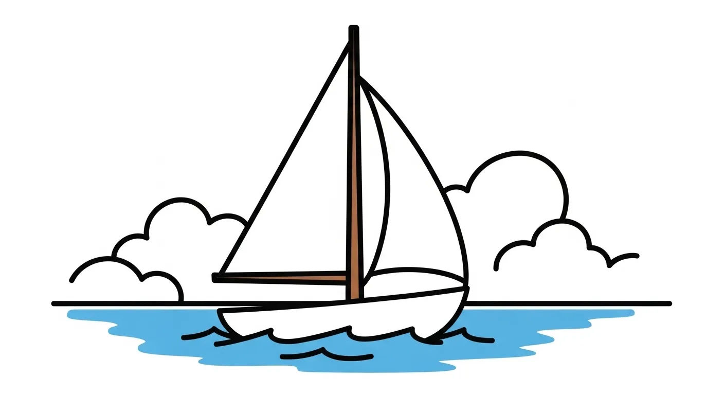 dessin voilier facile