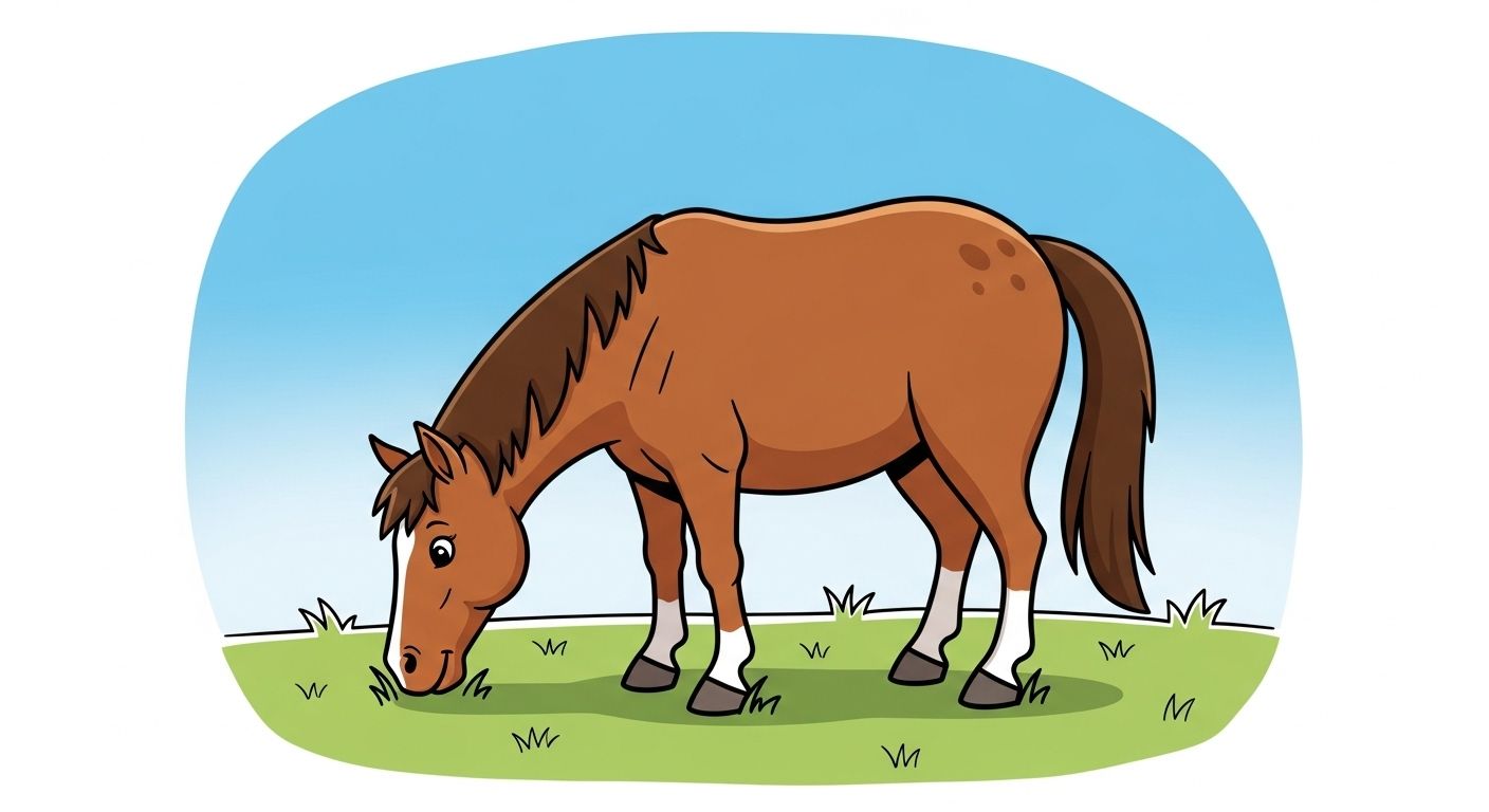 dessiner facilement un cheval