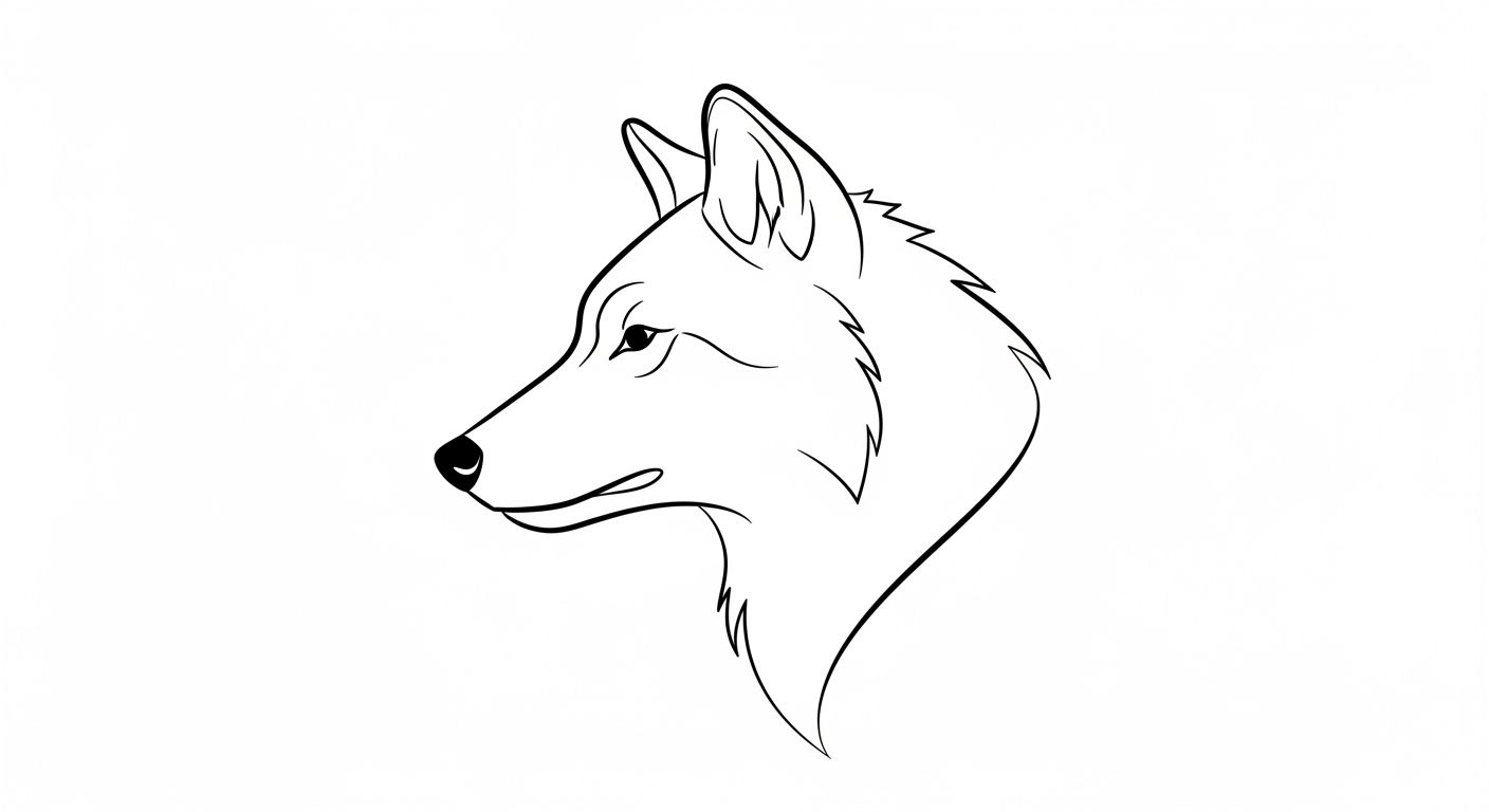 Dessiner Facilement Un Loup Mignon