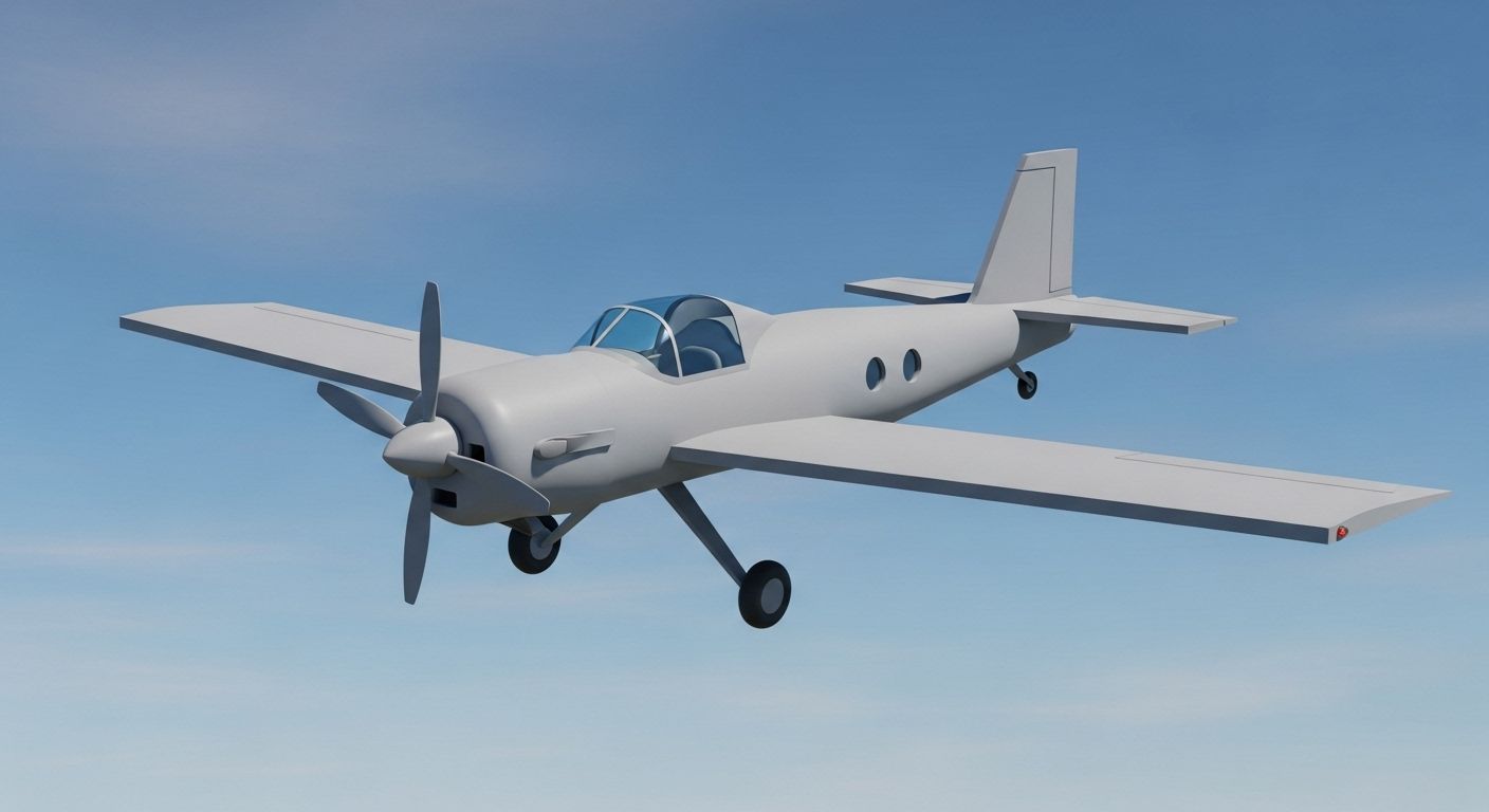 dessiner un avion simple