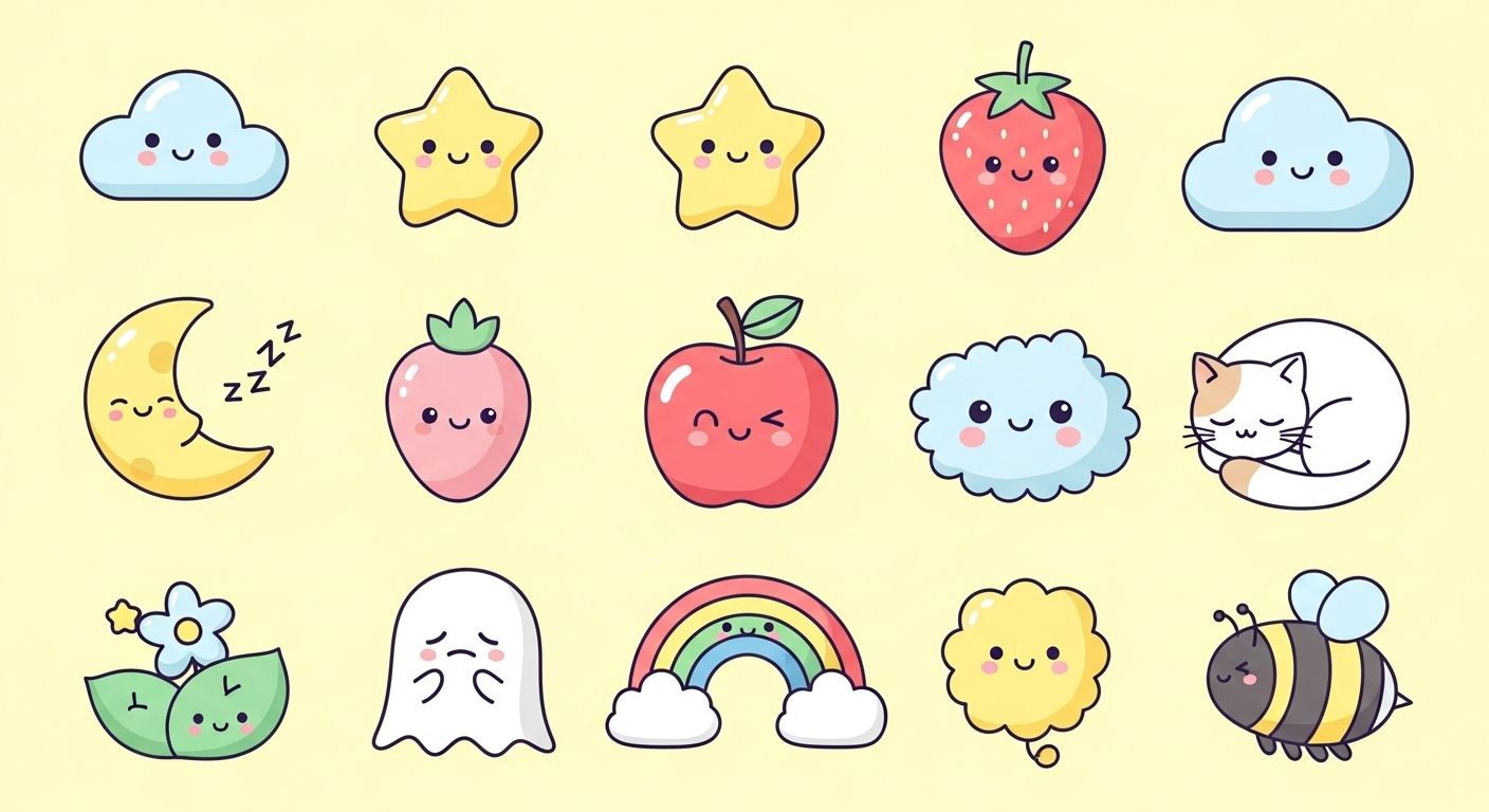 dessins kawaii facile à faire