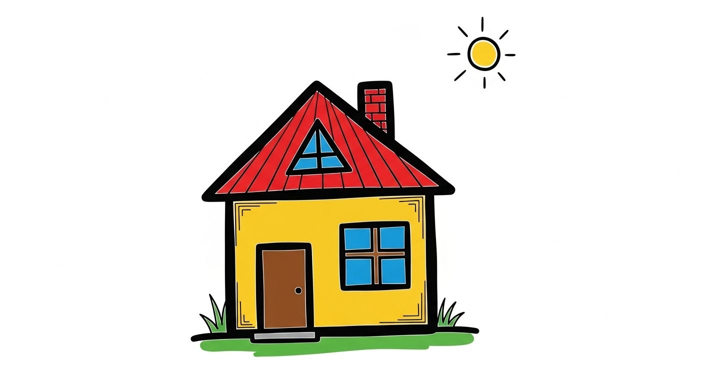 Dessins Maison Facile Pour Enfants