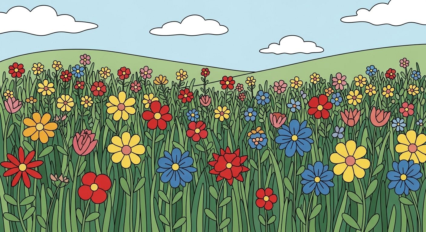 fleurs faciles à dessiner