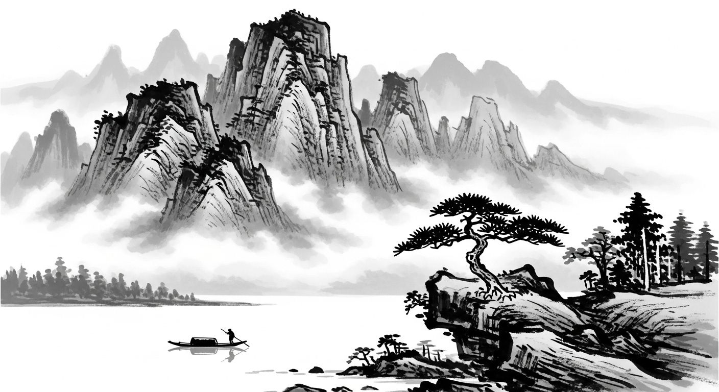 peindre encre de chine