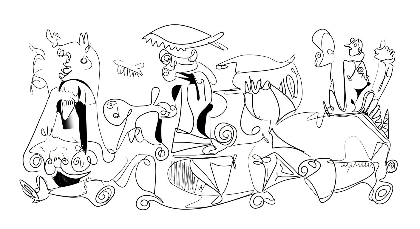 picasso dessins au trait