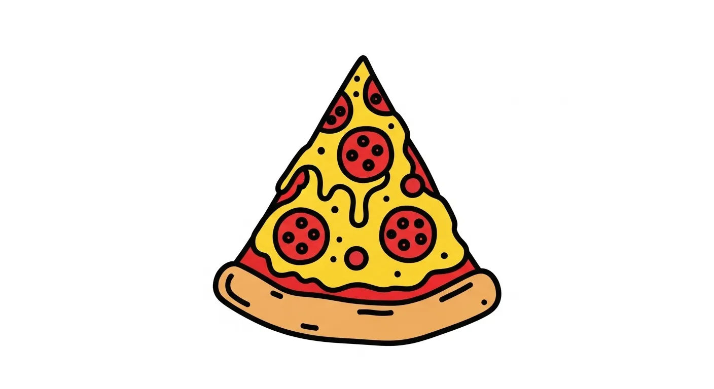 Pizza Dessin Facile Pour Enfants