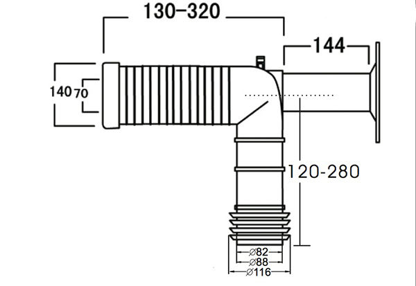 STANDARD PAN CONNECTOR BEND — view 2