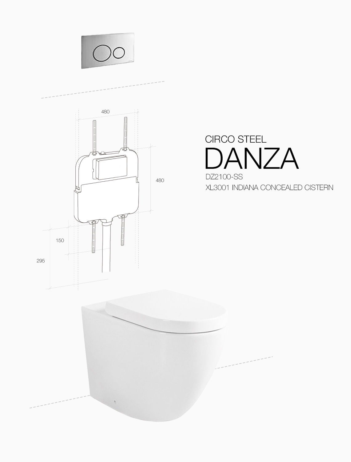 DANZA CIRCO STAINLESS STEEL INDIANA
