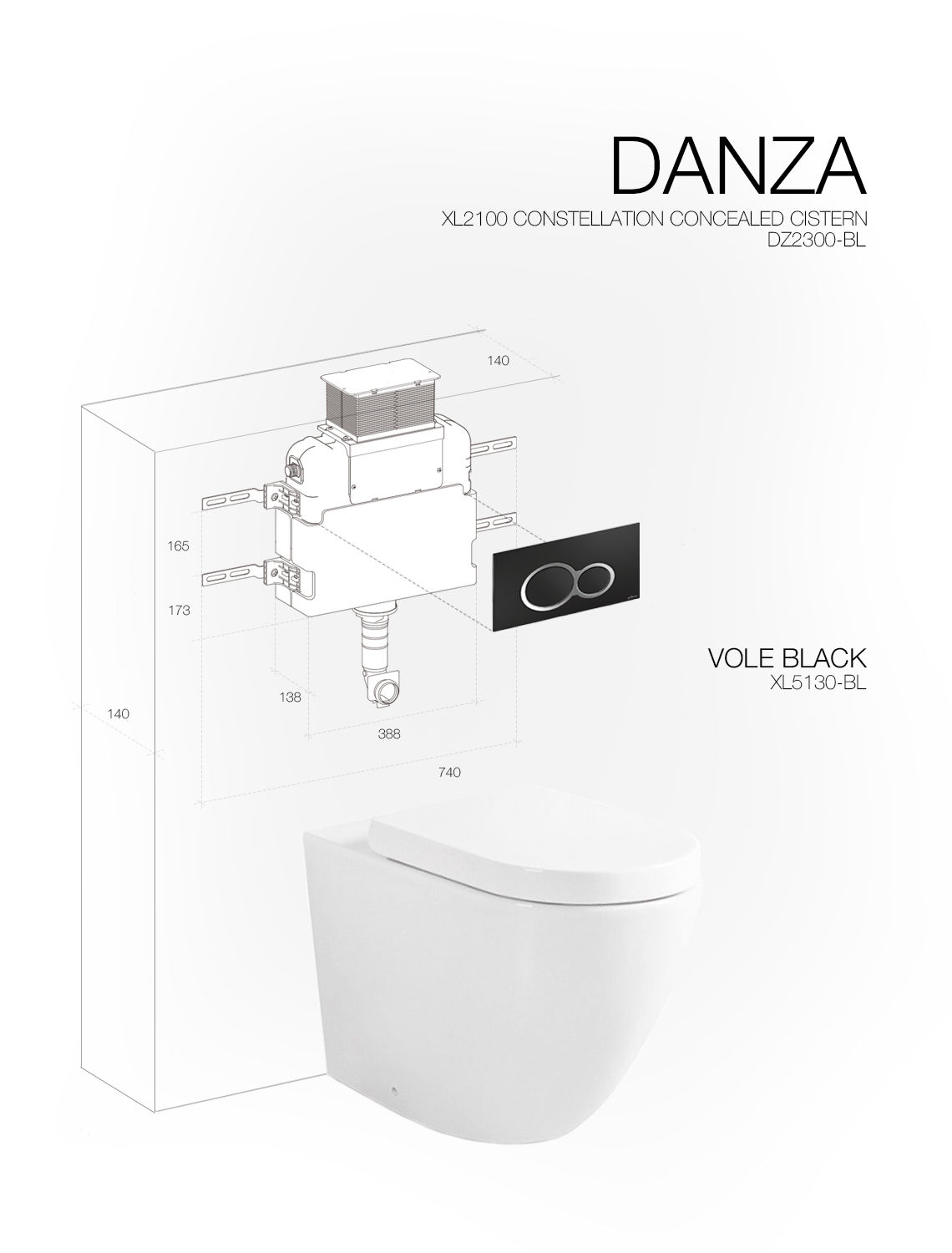 DANZA VOLE BLACK CONSTELLATION