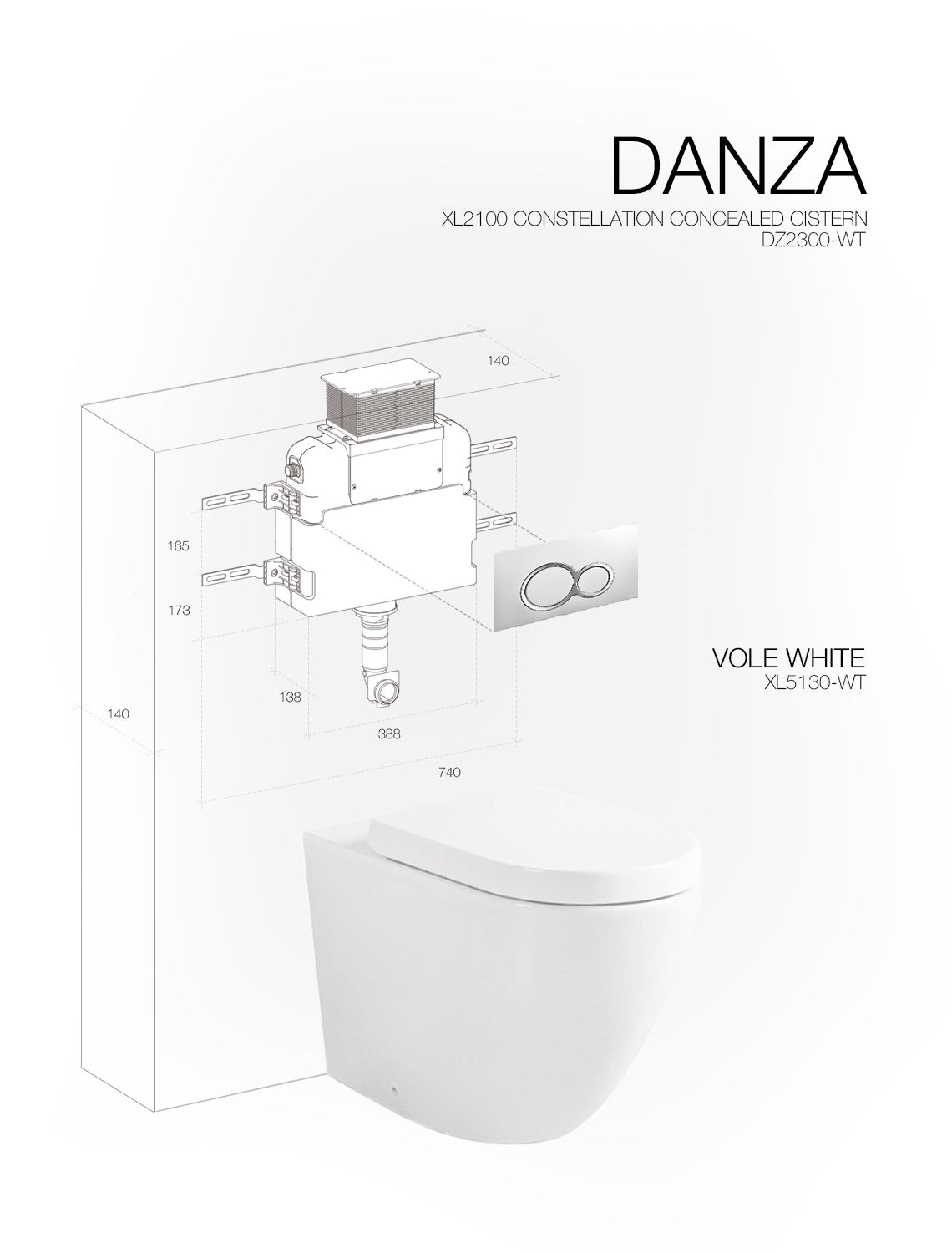 DANZA VOLE WHITE CONSTELLATION