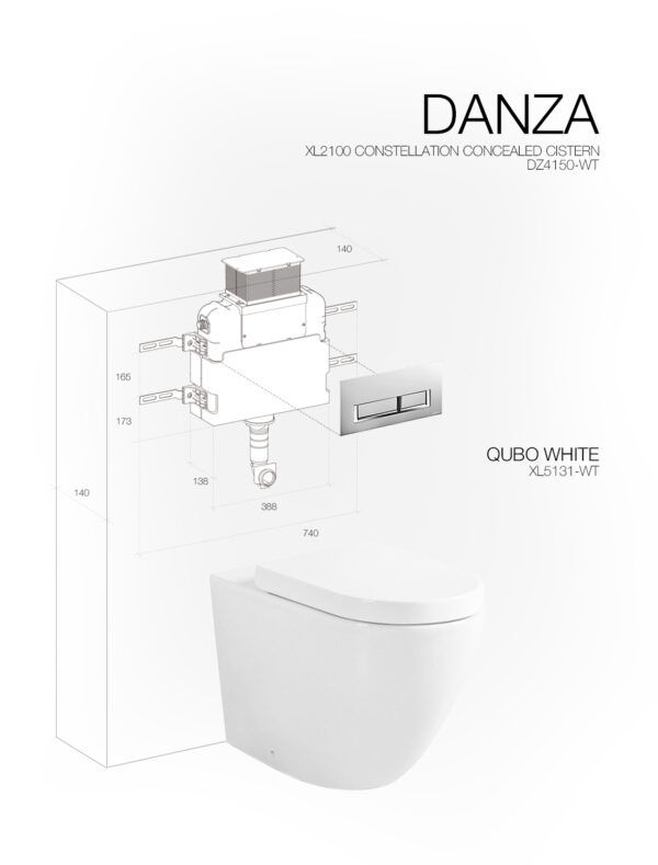 DANZA QUBO WHITE CONSTELLATION