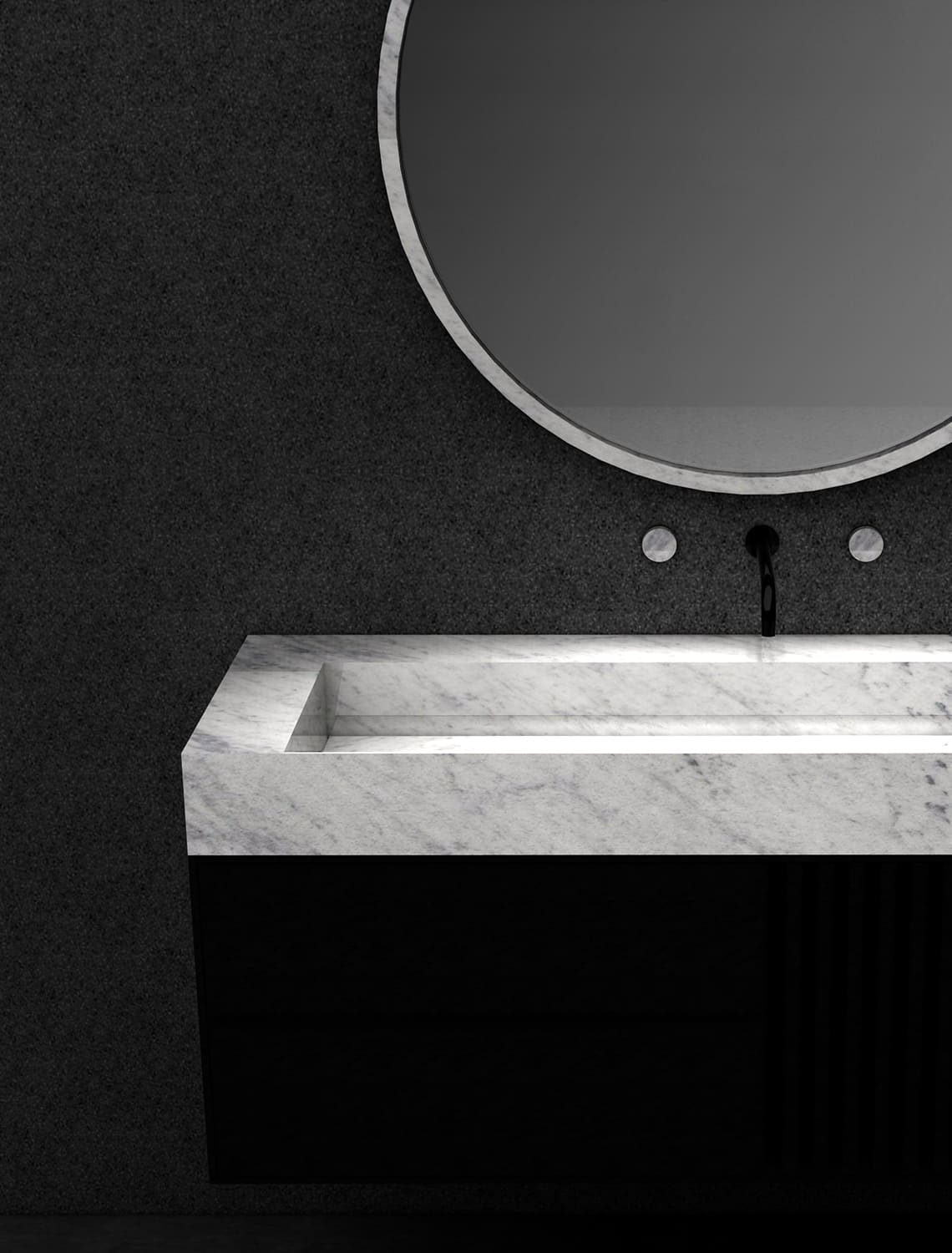 ELAN WASHPLANE | CARRARA WHITE | 1200MM — view 3