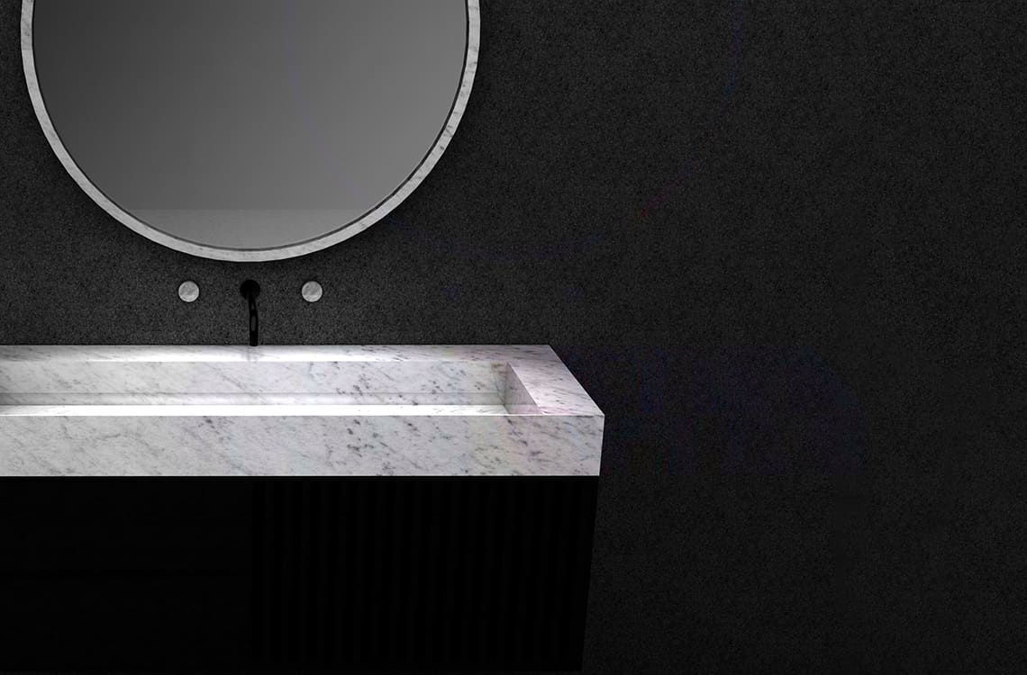 ELAN WASHPLANE | CARRARA WHITE | 1600MM — view 3