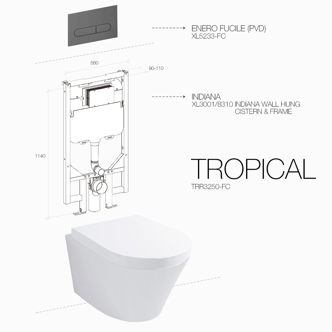 TROPICAL RIMLESS ENERO FUCILE INDIANA — view 2