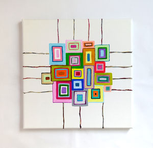 Colorful Geometric Abstract Art, by the artist Himani