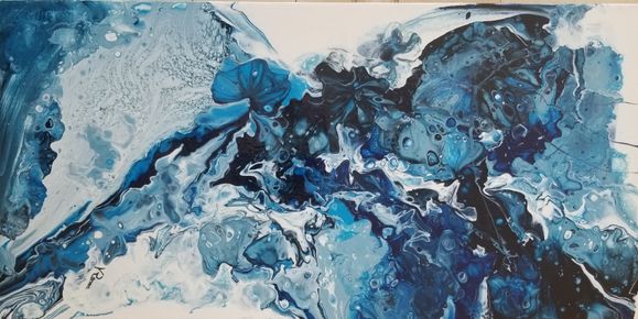 papillon bleu, by the artist v.reeves | Gallea