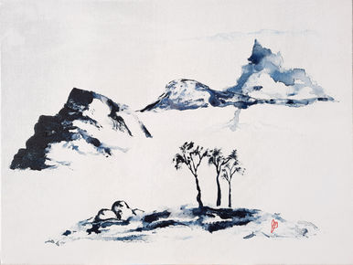 L'arbre et la grenouille, #300, by the artist Jules Morissette