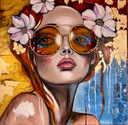 Girl in glasses (2), Painting by Olga Muhortyh · Gallea