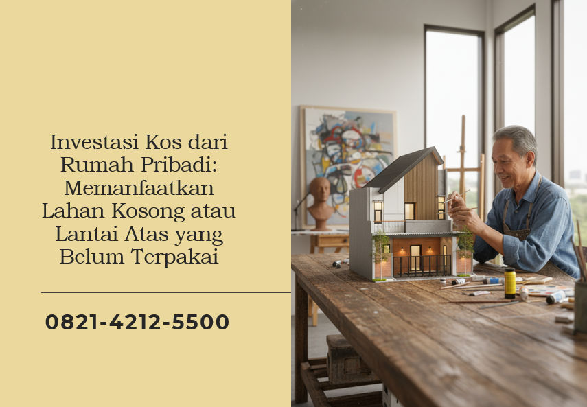 Investasi Kos dari Rumah Pribadi: Memanfaatkan Lahan Kosong atau Lantai Atas yang Belum Terpakai