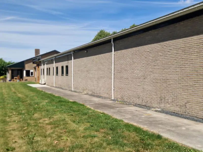 Voegwerk herstel Lelystad - detailopname nieuw aangebrachte voegen