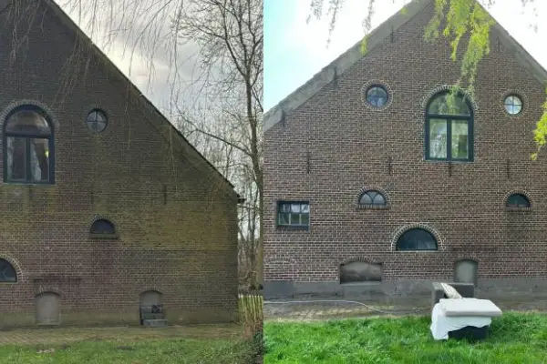 Eindresultaat gevelonderhoud Zeist - beschermde en schone gevel