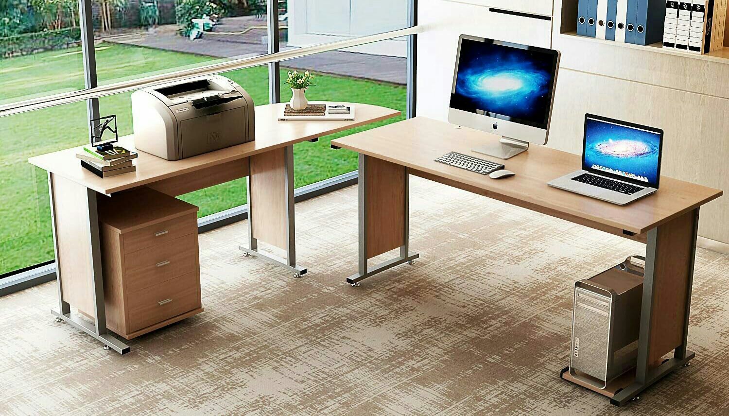 L-shaped-gaming-desk