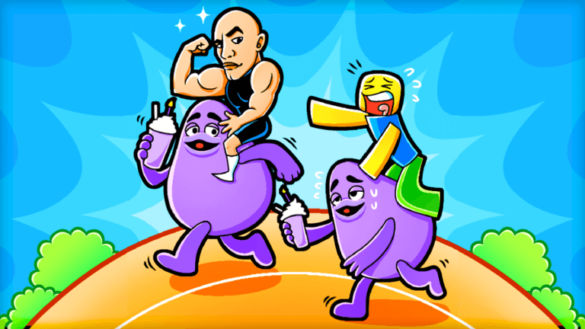 grimace-race-script