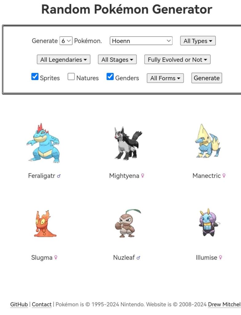 generate-random-pokémon