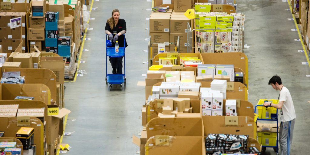 Amazon's Fulfilment Centre In Hemel Hempstead Gears Up For Black Friday