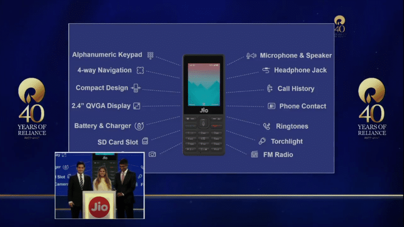 JioPhone Features