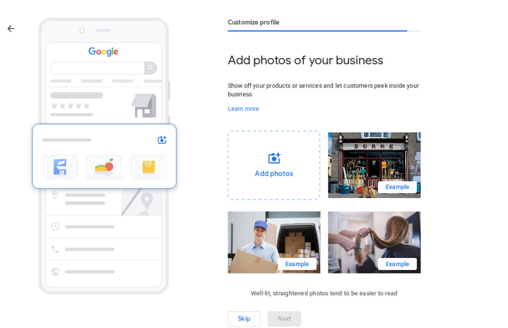 google my business sign up for bookings