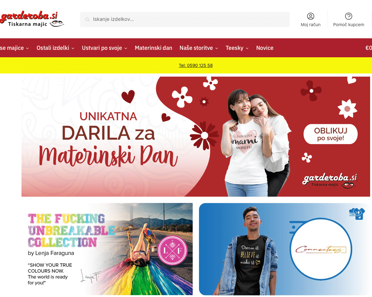 Garderoba - spletna trgovina! 1 Spletna trgovina garderoba