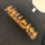 Tisk na majice garderoba 8 Majica hellcats ogenj