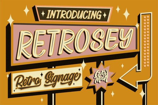 Retrosey a Retro Signage