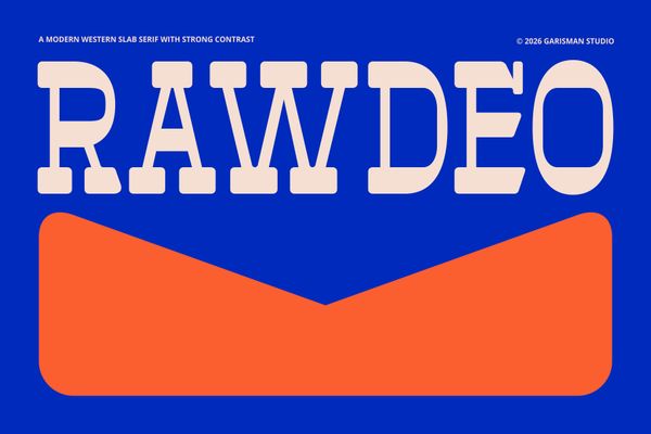 GR RAWDEO - Western Slab Serif