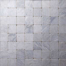 GatherCo Bianco Hero Marble SpecialtyTiles HonedTumbled