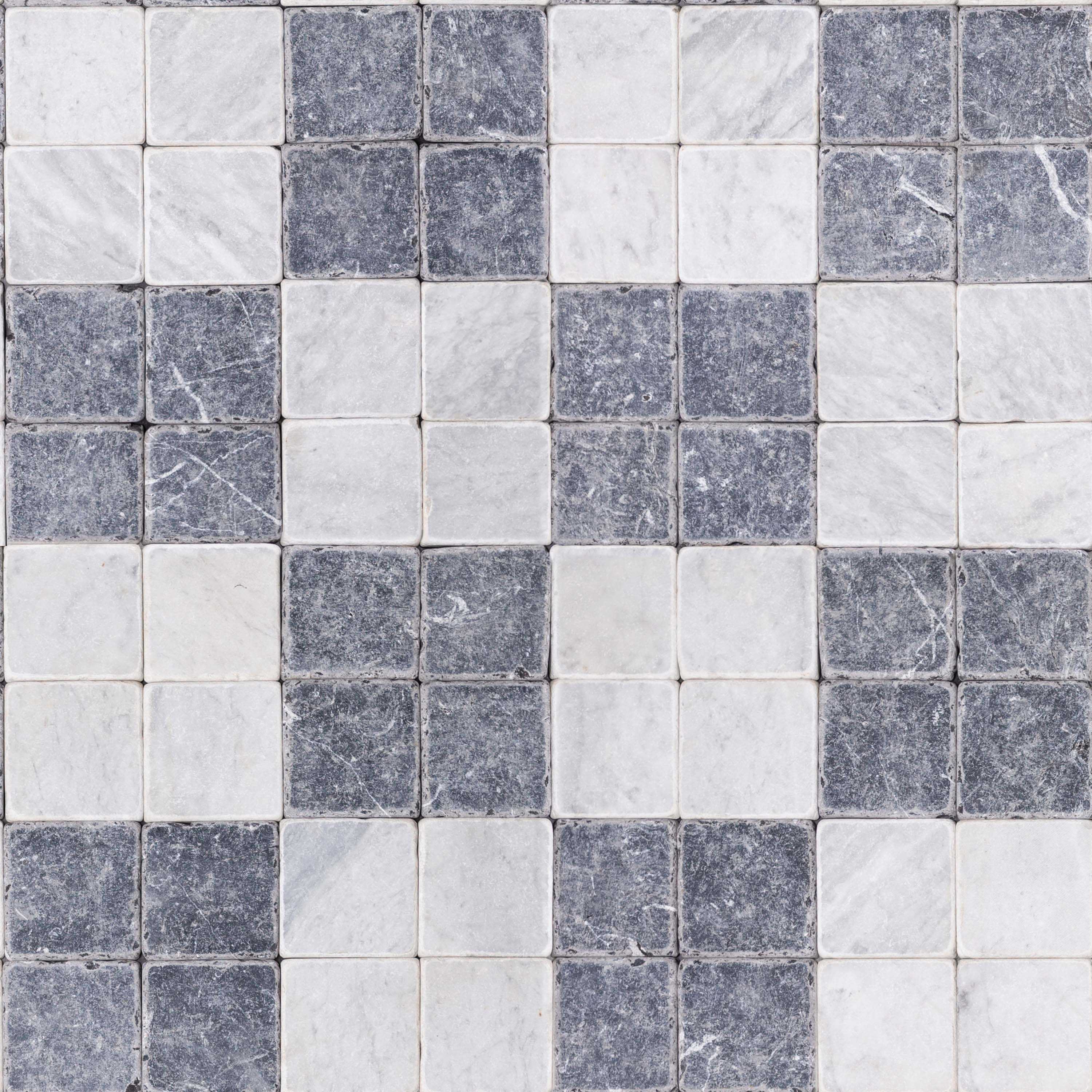 GatherCo NeroBianco SeamlessTexture Marble SpecialtyTiles HonedTumbled